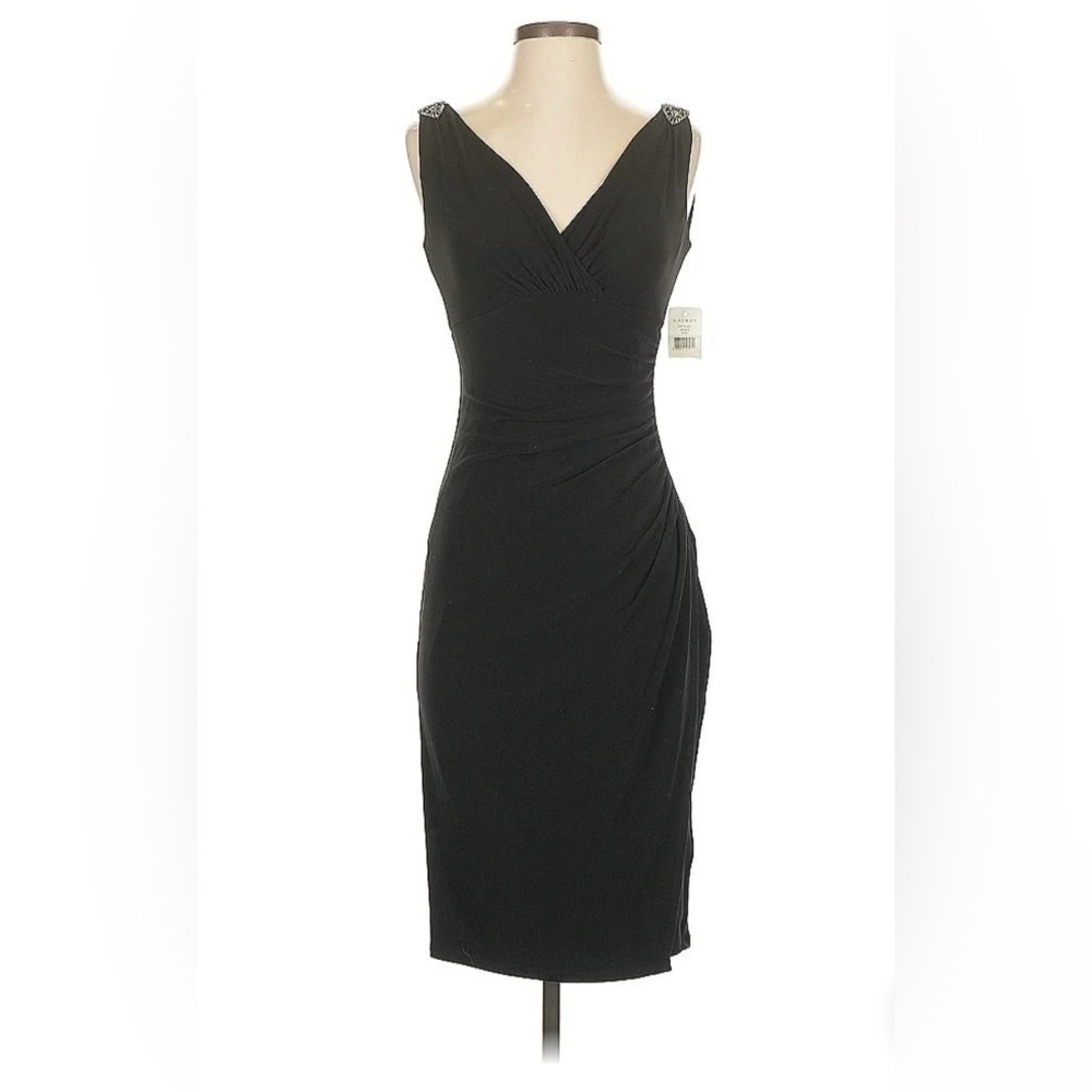 Ralph Lauren Dress NEW Ralph Lauren Black Wrap Dress size 10